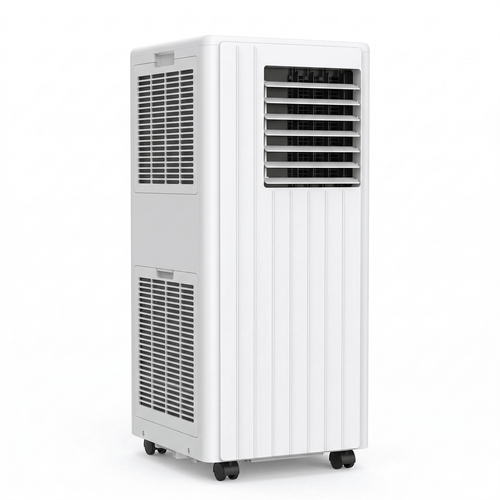 Climatiseur Portable 9000 BTU avec Tuyau d’Évacuation – Climatisation Mobile 3 en 1 : Refroidissement, Ventilateur et Déshumidificateur - HomeAirPro